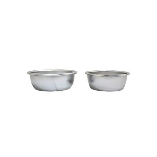 Deep metal serving plate