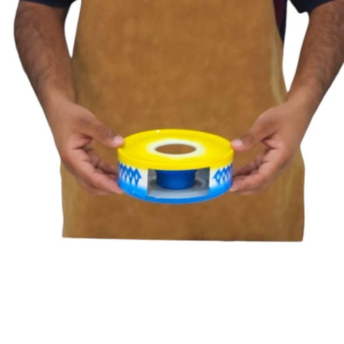 قاعدة شمع غضار أزرق