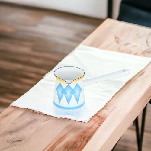 ركوة حليب غضار أزرق