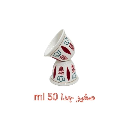 فنجان كويتي احمر صغير جدا