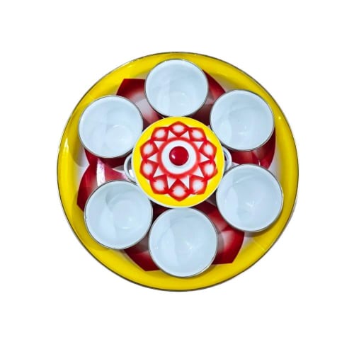 طقم تقديم حلاء غضار