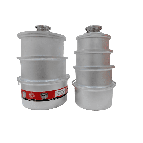 طقم قدور أبو تاج ثقيل 10-18 طقم