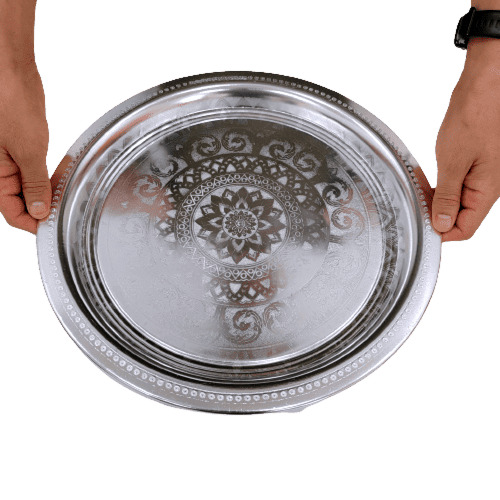 تبسي طفرية معدن منقوش تايلندي