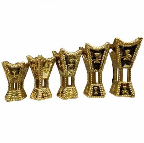 مبخرة ملكي خماسي ذهبي
