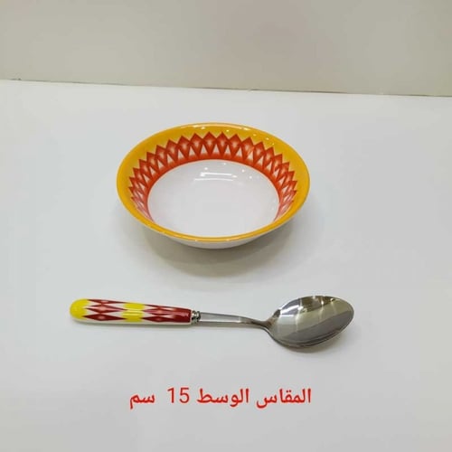 بادية ميلامين غضار احمر