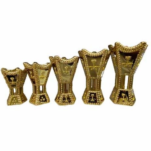 مبخرة ملكي خماسي ذهبي