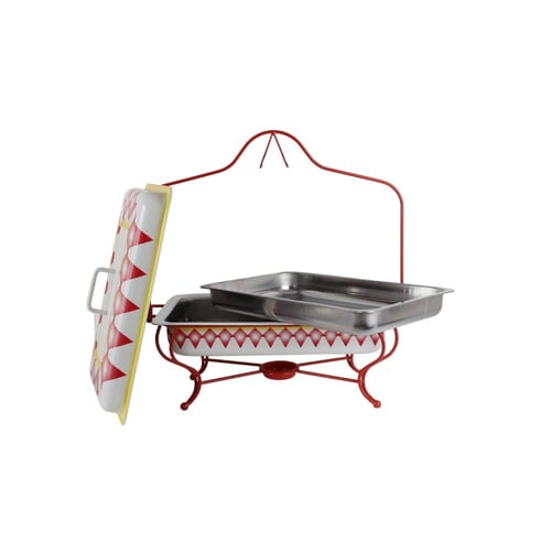 سخان بوفية غضار أحمر مستطيل علاقي