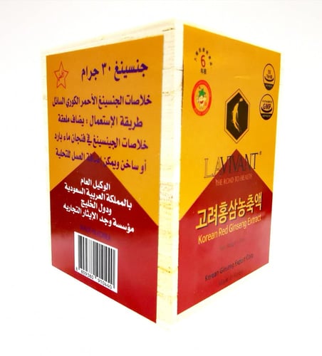 خلاصة الجنسنج (الجنسينغ) الأحمر الكوري السائل 30 ج...