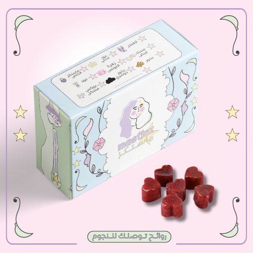 مستكة معطر برائحة الورد