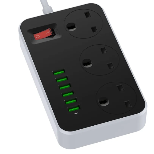 تحويلة لدينو 3 مقابس و6 منافذ يوسبي