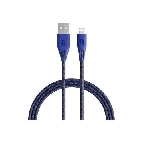 راف باور كيبل شحن نايلون من USB-A إلى لايتنينق 2 م...