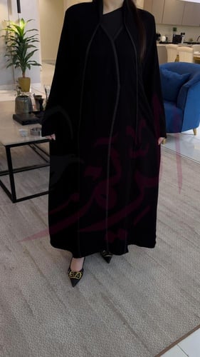 عباية الفخامة قماش كريب طايح