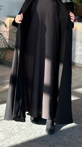 فستان عباية (موديست) بني