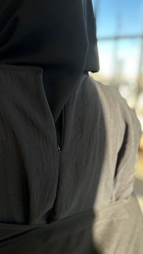 فستان عباية (موديست) اسود