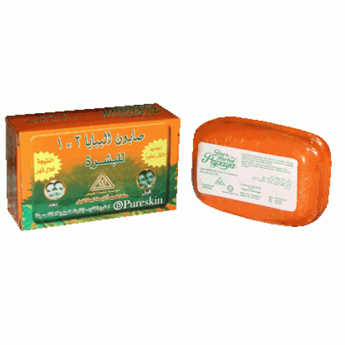 صابون الببايا 1X3 لتبيض الجلد