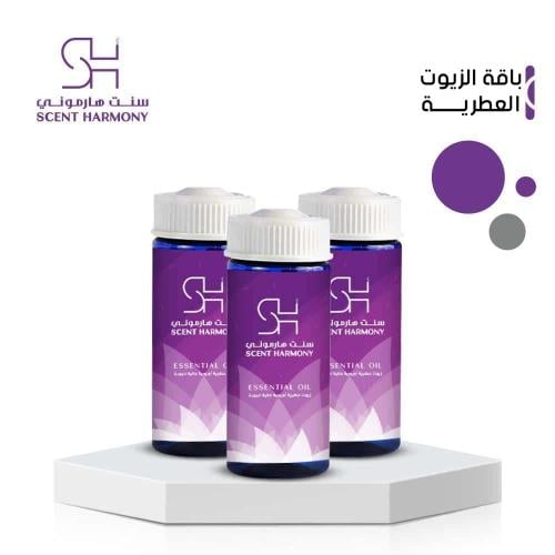 باقة توفير الزيوت العطرية 3 × 100 مل