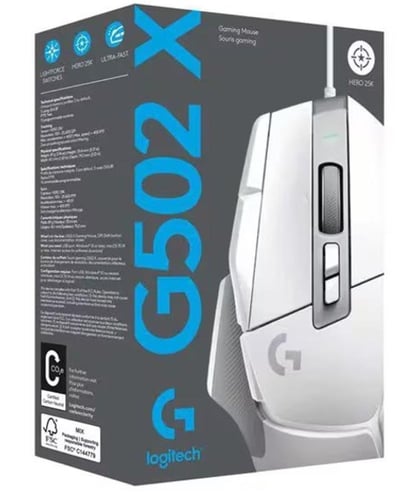 فأرة لوجيتك Logitech G502 X Wired Gaming Mouse - L...