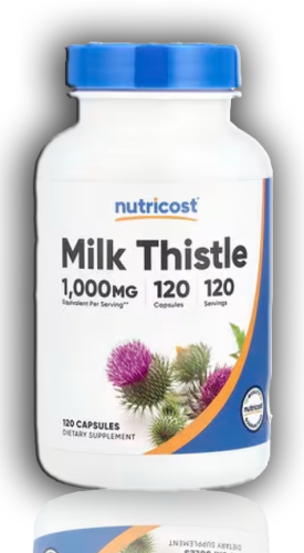 عشبة حليب الشوك للكبد 120 حبة Milk Thistle