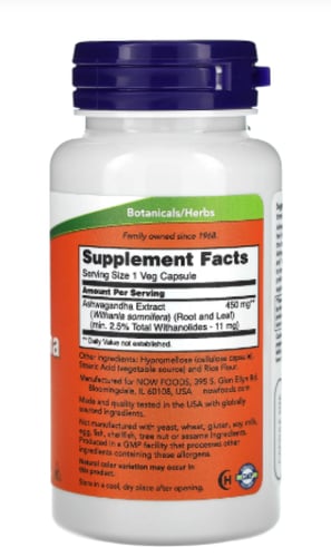 اشواغاندا الايورفيدا أدابتوجين المكملات الغذائية 9...