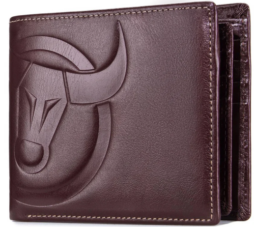 محفظة رجالي بول كابتن ثنائية الطي من الجلد الطبيعي...