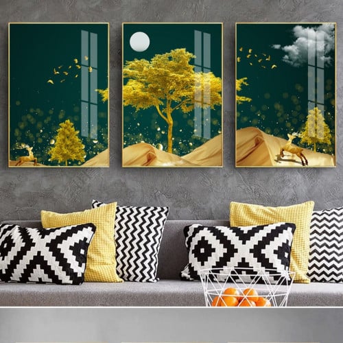 لوح جدارية ثلاث قطع مودرن