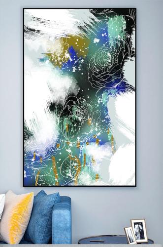 لوحة جدارية فن تجريدي