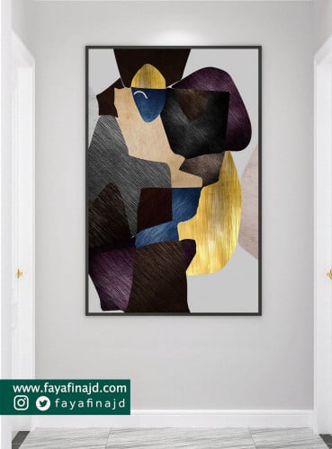 لوحة جدارية فن تجريدي