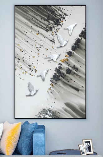 لوحة جدارية فن تجريدي
