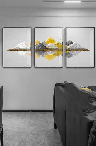 لوح جدارية ثلاث قطع مودرن