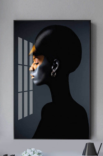 لوحة جدارية فنية موضه بنات