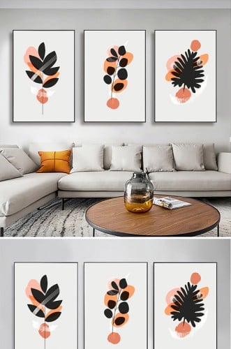 لوح جدارية ثلاث قطع مودرن