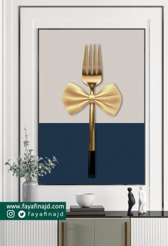 لوحه جدارية لغرفه الطعام جميله حدا