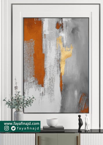 Abstract art wall panel