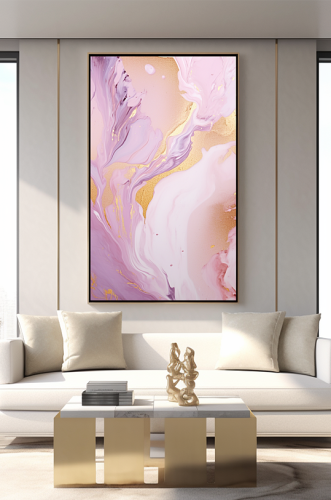 لوحة جدارية فن تجريدي