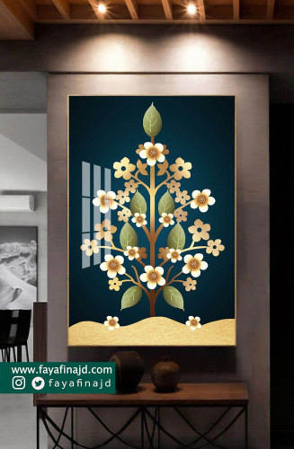 لوحة جدارية ورود وزهور جميلة مودرن