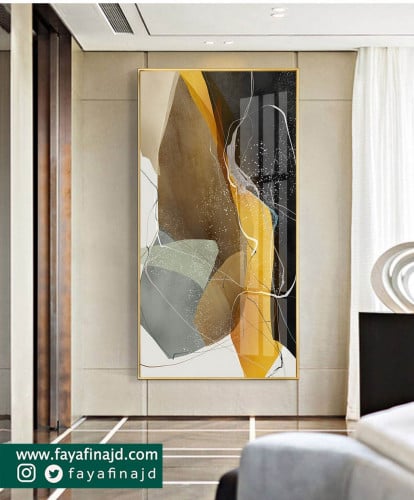 Abstract art wall panel