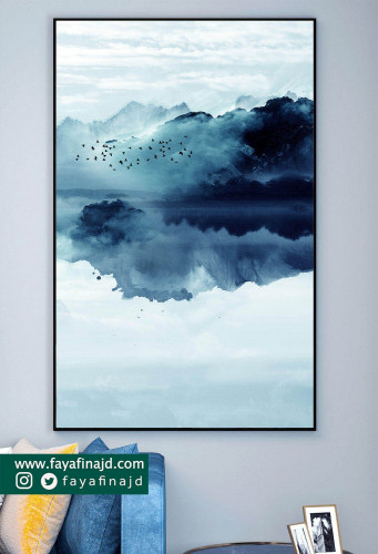 لوحه جدارية مناظر طبيعية بسيطة