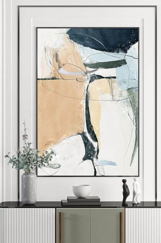 Abstract art wall panel
