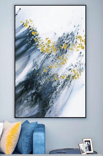 Abstract art wall panel