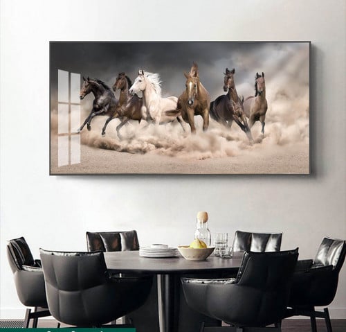 Horse racing wall art