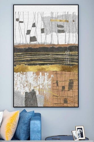 لوحة جدارية فن تجريدي