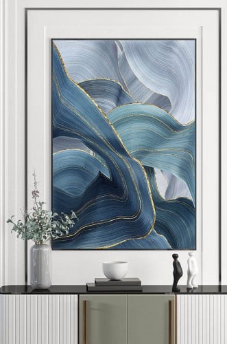 Abstract art wall panel
