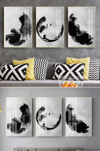 لوح جدارية ثلاث قطع مودرن