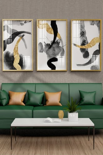 لوح جدارية ثلاث قطع مودرن