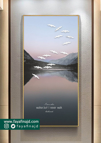 لوحه جدارية منظر طبيعي