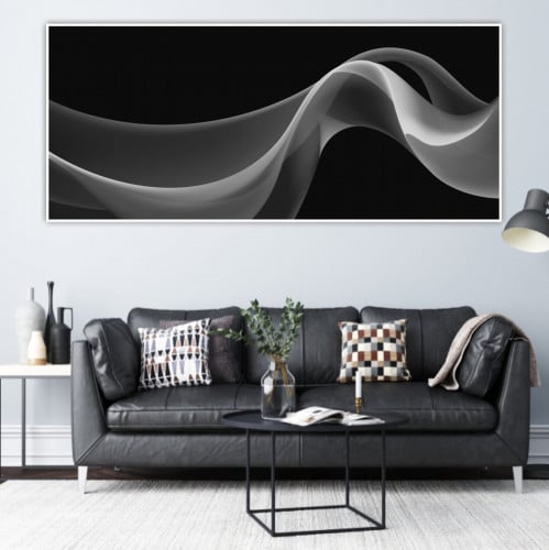 Wall-mounted horizontal panels