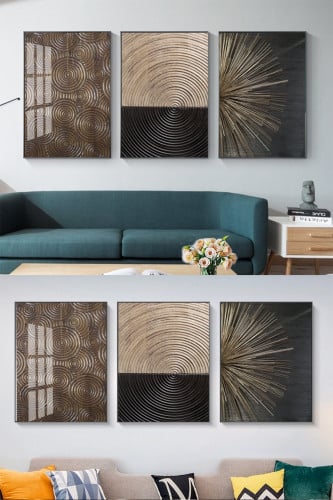 لوح جدارية ثلاث قطع مودرن