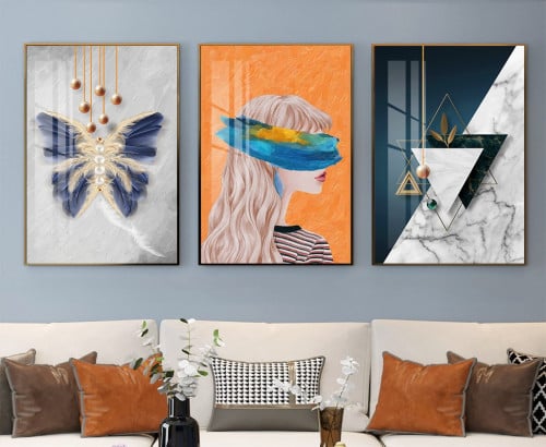 لوح جدارية ثلاث قطع مودرن