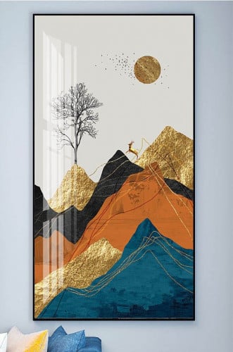 لوحة جدارية فن تجريدي