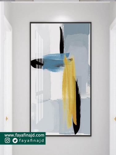 Abstract art wall panel